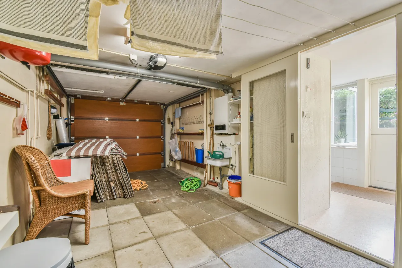 Garage cleanout before and after in Connecticut by Pomito Junk Removal